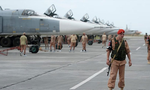 Terroristas atacaron la base aérea Hmeymim en Siria